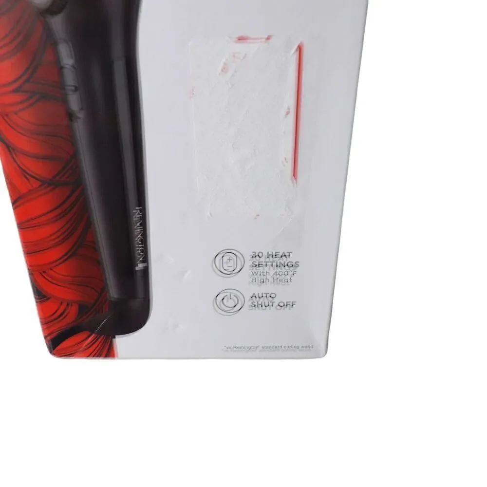 REMINGTON 1/2 -1' INCH‎ CERAMIC TAPERED WAND HAIR CURLING IRON 30 HEAT SETTINGS